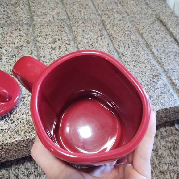 Rae Dunn Mug Love Wins With Heart Topper - Picture 7 of 15